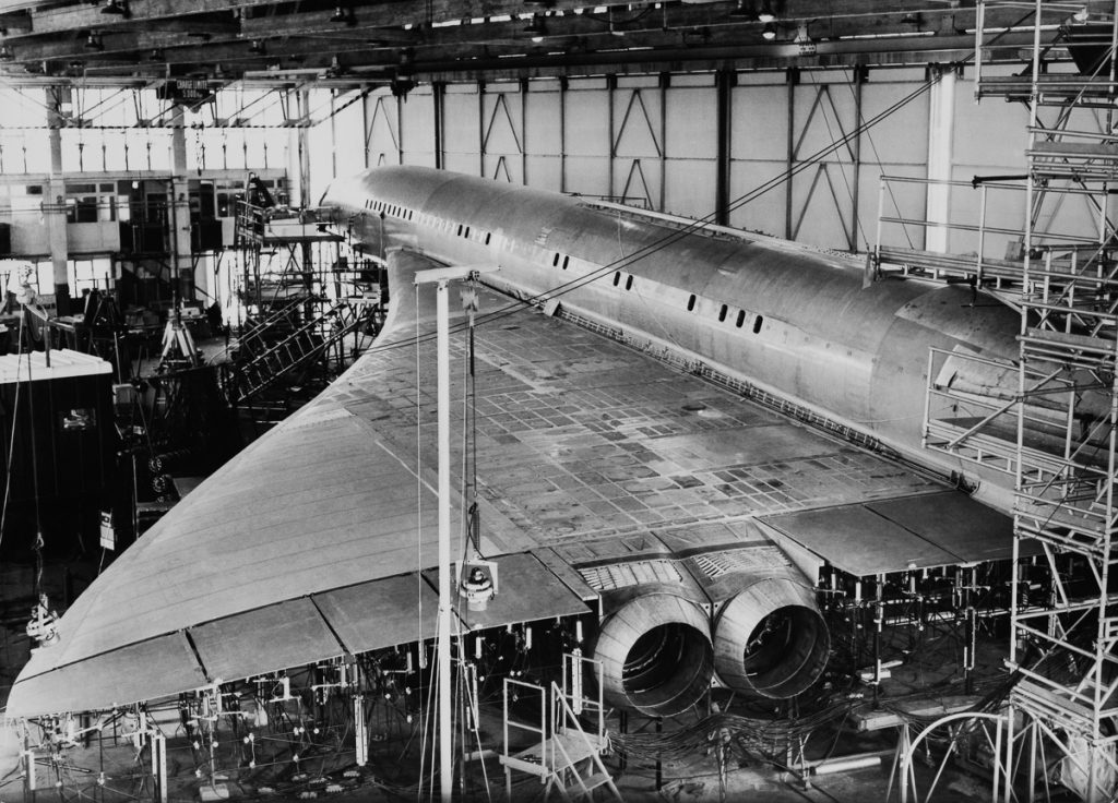 FRANCE - SEPTEMBER 08: Toulouse Blagnac International Airport, Concorde Aircraft, Vibration Tests On September 8Th 1967 (Photo by Keystone-France/Gamma-Keystone via Getty Images)