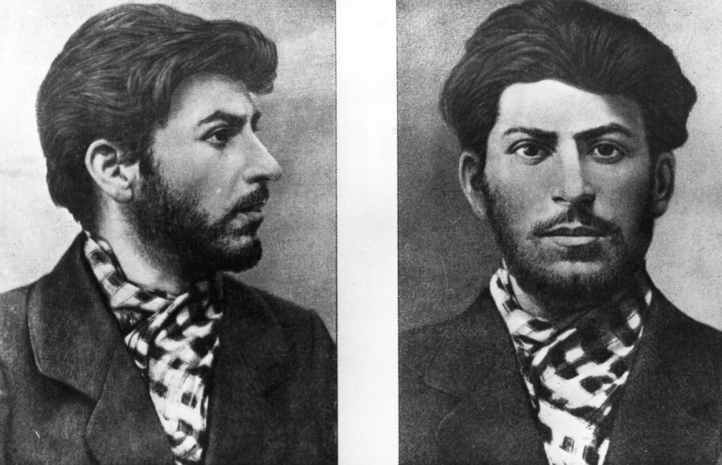 Soviet Communist leader Joseph Stalin (1879 - 1953), taken from a police file. (Photo by Hulton Archive/Getty Images)